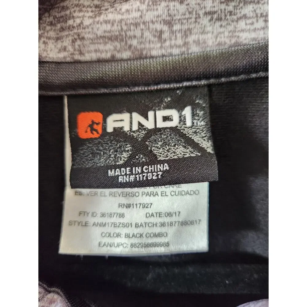 AND1 Size Medium Mens Full zip warm up jacket - Picture 3 of 4